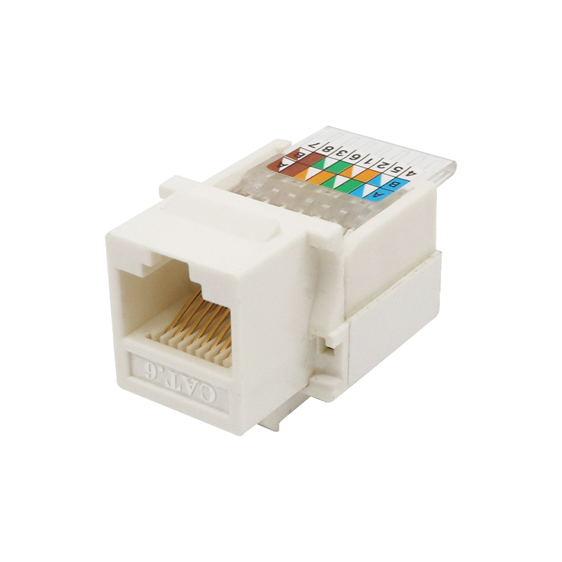 Cat6 nesemnat de 90 de grade Toolless Keystone Jack
