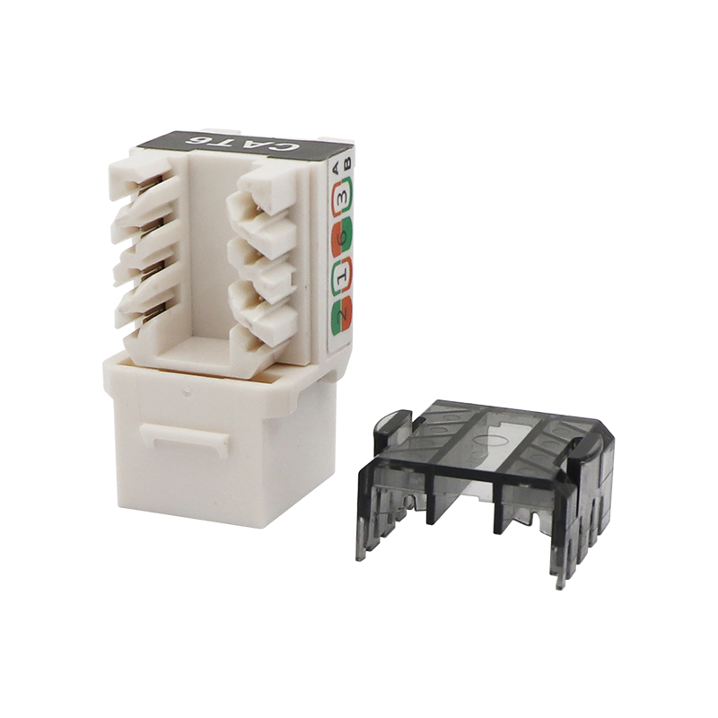 Cat6a UTP Slim Type 90 Grad Punch Down Keystone Jack