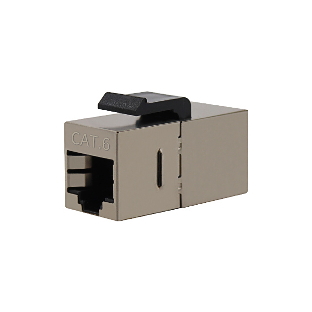 Cat6 protejat de 180 grade RJ45 Femeie Keystone Jack Inline Coupler