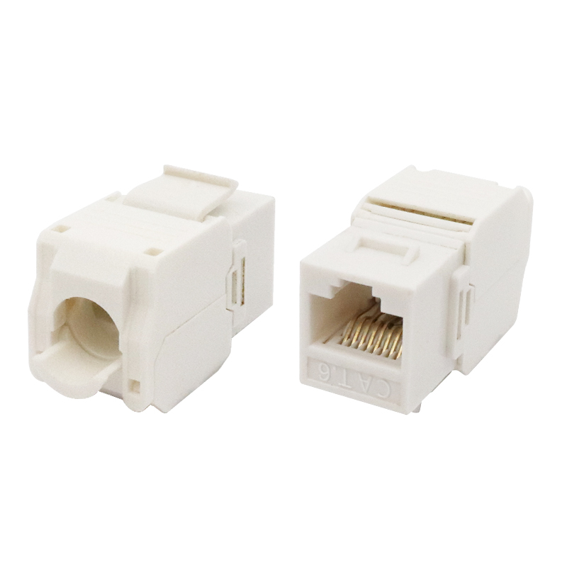 Cat6 nespus de 180 de grade Toolless Keystone Jack
