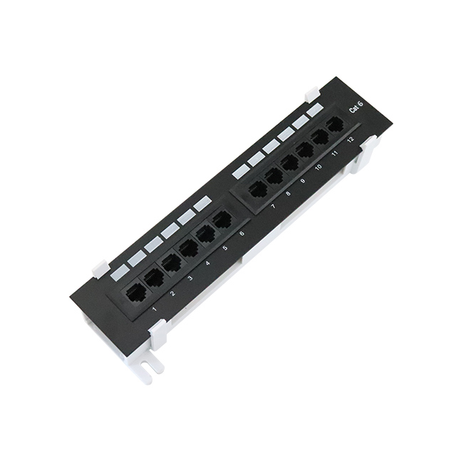 Montat pe perete 10''1U 12 Port Cat6 UTP Punch Pank Patch