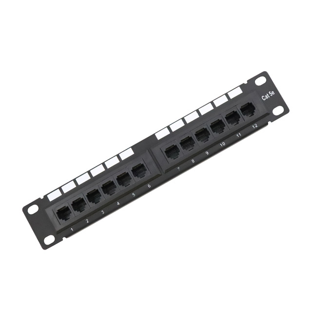 10''1U 12 Port Cat5e UTP Punch Down Down Patch panou