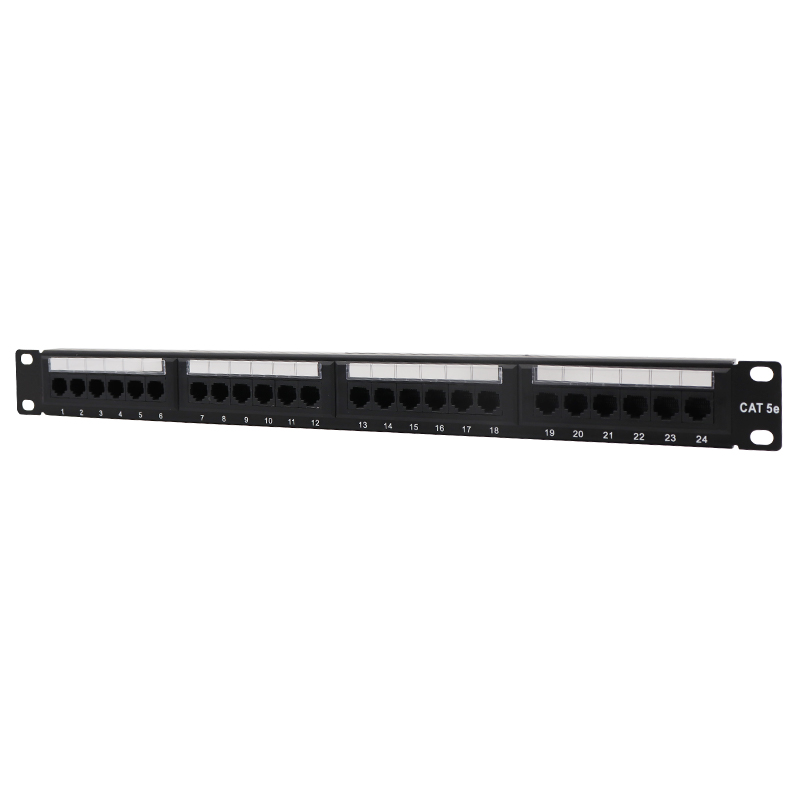 19''1U 24 Port Cat5e UTP Punch Down Patch Patch cu manager de cablu