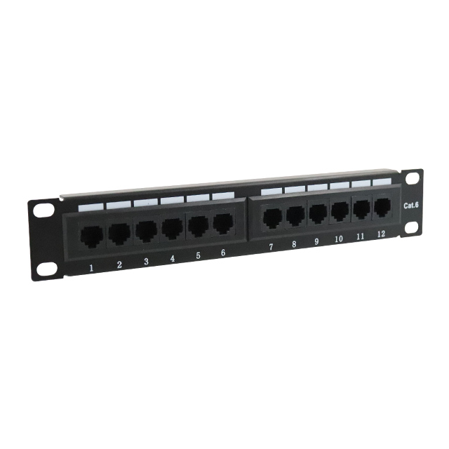 10''1U 12 Port Cat6 UTP Punch Down Patch Patch
