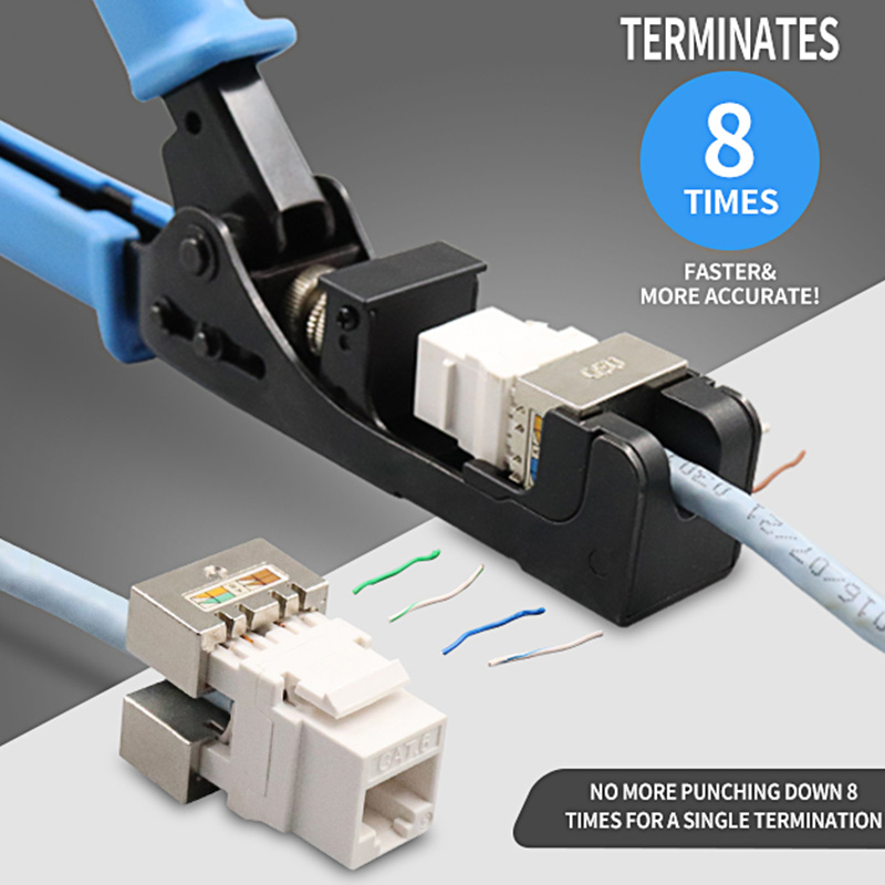 RJ45 Keystone Jack Punch Down Speed ​​Termination Instrument pentru PX-T-DS de 180 de grade