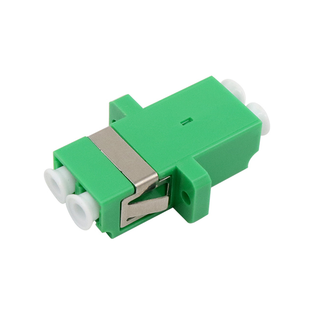 Adaptor de fibră optică duplex LC APC cu flanșă