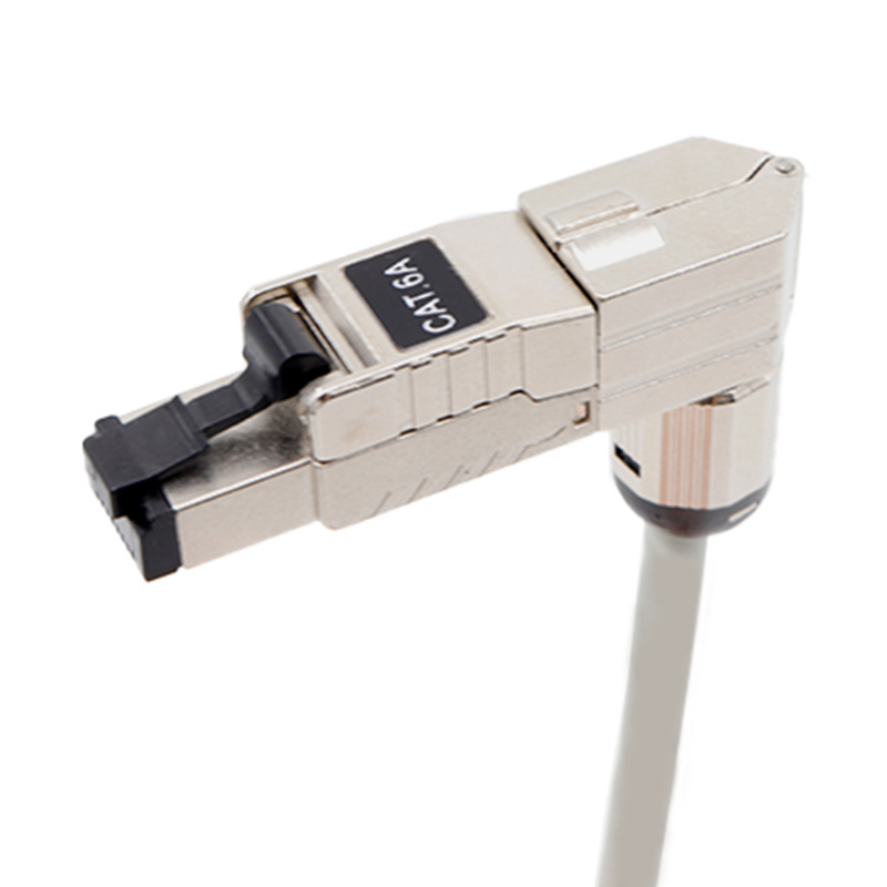 Modul de rețea CAT6A STP la 90 de grade fără instrumente
